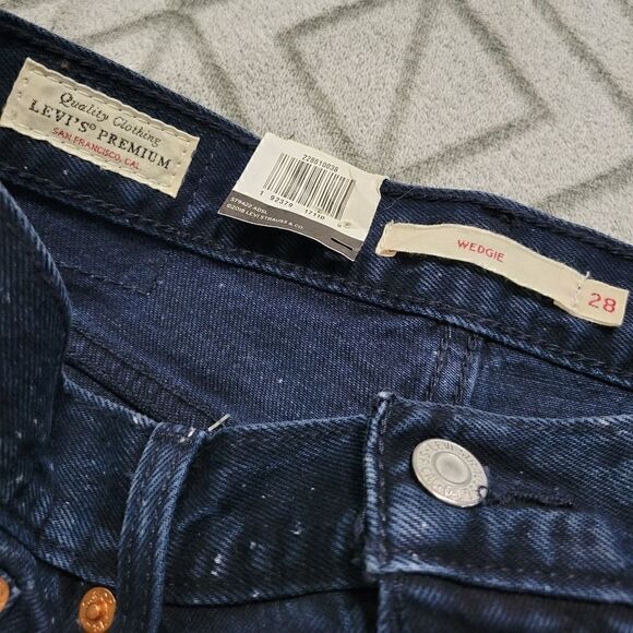 Levi's Wedgie Speckled High Rise Jeans - Picture 5 of 8